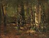 Paul Cornoyer (American, 1864-1923)      Woodland Landscape