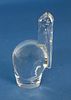 Signed Baccarat Clear Crystal Figural Pelican