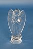 Signed Baccarat Clear Crystal Figural Archangel