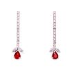 18K Diamond & Ruby Lite Earrings