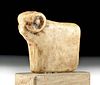 Mesopotamian Marble Amulet - Ram Form