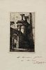 Charles Meryon
(French, 1821-1868)
Entree du couvent des capucins francais a Athenes (from Athenes aux XVe, XVIe, et XVIIe Siecles), 1855