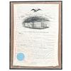 Patent Papers For Revolving Rifle by Morgan .L.Rood Patent #10.259