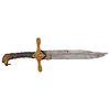 Rare Eagle Head Bowie Knife by Clarenbach and Herder of Philadelphia