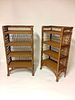A Matched Pair of Bar Harbor Style Bookcases
