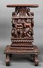 Southeast Asian Carved Wood Stand / Pedestal