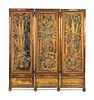 A Continental Tapestry Three-Fold Screen
Each panel 76 x 23 inches.