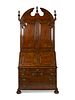 A George II Style Walnut Secretary Bookcase
Height 100 x width 48 x depth 24 inches.