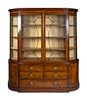 A George III Style Mahogany Breakfront
Height 81 1/2 x width 76 1/2 x depth 23 1/2 inches.