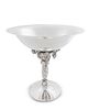 A Georg Jensen Large Silver Compote
Height 12 inches.