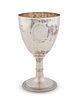 A George II Silver Goblet
Height 6 3/4 inches.