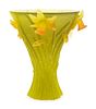 A Daum Pate de Verre Jonquil Vase
Height 9 3/4 inches.