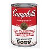 ANDY WARHOL, II.48: Campbell's Vegetable Soup, Stamp on back, Serigraph without print number, 31.8 x 18.8" (81 x 48 cm)