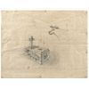 ANTONIO RUIZ EL CORZO, El entierro de la vaca, Sketch, Unsigned, Graphite pencil on paper, 15.7 x 20.2" (40 x 51.5 cm), Certificate