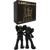 KAWS,Along the way, black, Sealed with signature and date 19 on base, Vinyl sculptures, Pieces: 2 in box