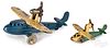 Two Kilgore cast iron Sea Gull airplanes