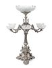 A Victorian Silver Plate Epergne
Height 32 inches.