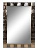 A Contemporary Beveled Glass Mirror
62 x 42 1/2 inches.