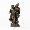 After Jean Louis Gregoire (French, 1840-1890)  Bronze Depiction of Perseus and Andromeda, modeled as Perseus having just saved the prin