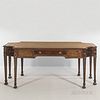 Edwardian Leather-top Mahogany Writing Desk, 20th century, ht. 30, wd. 72, dp. 44 in.