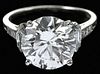 Tiffany & Co. 4.71ct. Diamond Ring