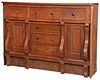 Large Southern Classical Walnut Sideboard