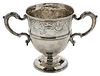 Irish George II Silver Two Handle Cup