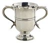 George III English Silver Two Handle Cup