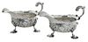 Pair of English Silver Sauce Boats