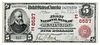 1902 Red Seal $5 FNB Huntington NY Charter #6587