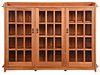 Arts and Crafts Style Stickley Triple Bookcase