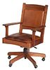 Stickley Arts and Crafts Style Desk Chair