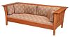 Arts and Crafts Style Stickley Cherry Settle 