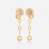 Chopard, 'Happy Bubbles' diamond and gold earrings