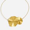 Niessing, 'Flower Disc' gold and platinum necklace or brooch