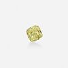 Unmounted fancy intense yellow diamond
