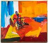 Diana Altman Modern Abstract Oil on Canvas