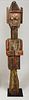 Large Folk Art Pained Wood Totem Figure Sculpture