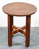 Stickley Craftsman Oak Side Table / Stool