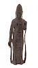 A Bronze Figure of Standing Guanyin Height 8 1/4 inches.