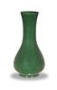 Chinese Green Glazed Long Necked Vase, 18th Century