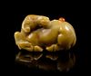 * A Carved Jade Snuff Bottle Length 3 inches.