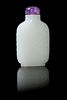 A White Jade Snuff Bottle Height 2 7/8 inches.