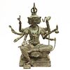 Antique Thai Seated Sculpture of Brahma