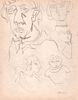 John Ulbricht - Pencil on Paper - c.1946  -  of Courtesy King Art