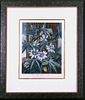 “The Blue Passion Flower.”--Framed Aquatint