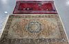 Lot of 2 Vintage Throw Rugs.