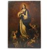 Italian School, "The Immaculate Conception" Oil on Canvas
