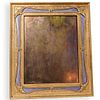 1940s "B. Altman and Co." Enamel and Bronze Frame