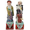 2 Vintage Chinese Porcelain figurines